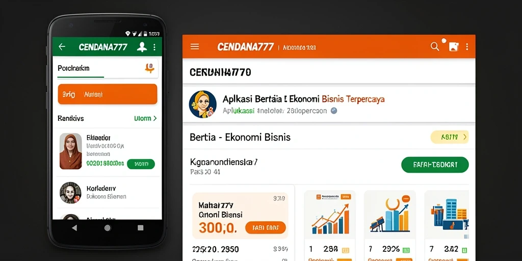 Antarmuka aplikasi CENDANA777 menampilkan berita dan analisis ekonomi terbaru.