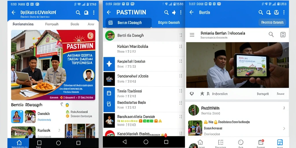 Tampilan antarmuka PASTIWIN yang informatif dan menarik.